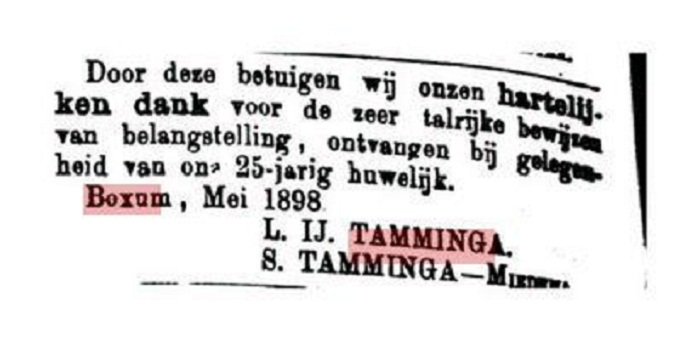 dank betuiging 25 jaar huwelijk n2 20140401 1144123540