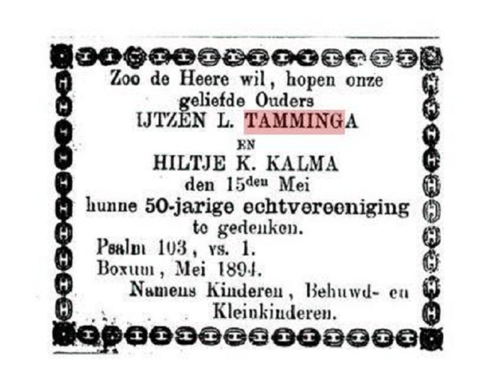 ijtzen tamminga aankondiging 50 jaar getrouwd 1 20120415 1183050369