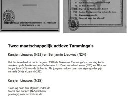 Twee maatschappelijk actieve Tamminga's